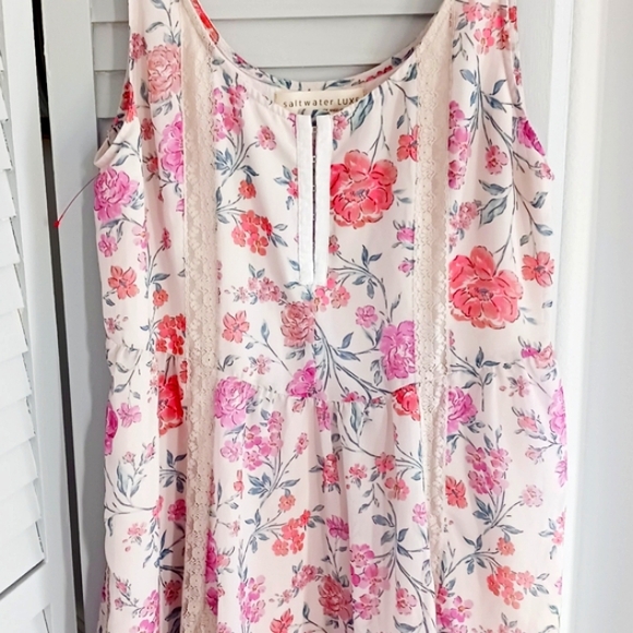 Saltwater Luxe mini dress, fully lined. EUC. Size M - Picture 3 of 5